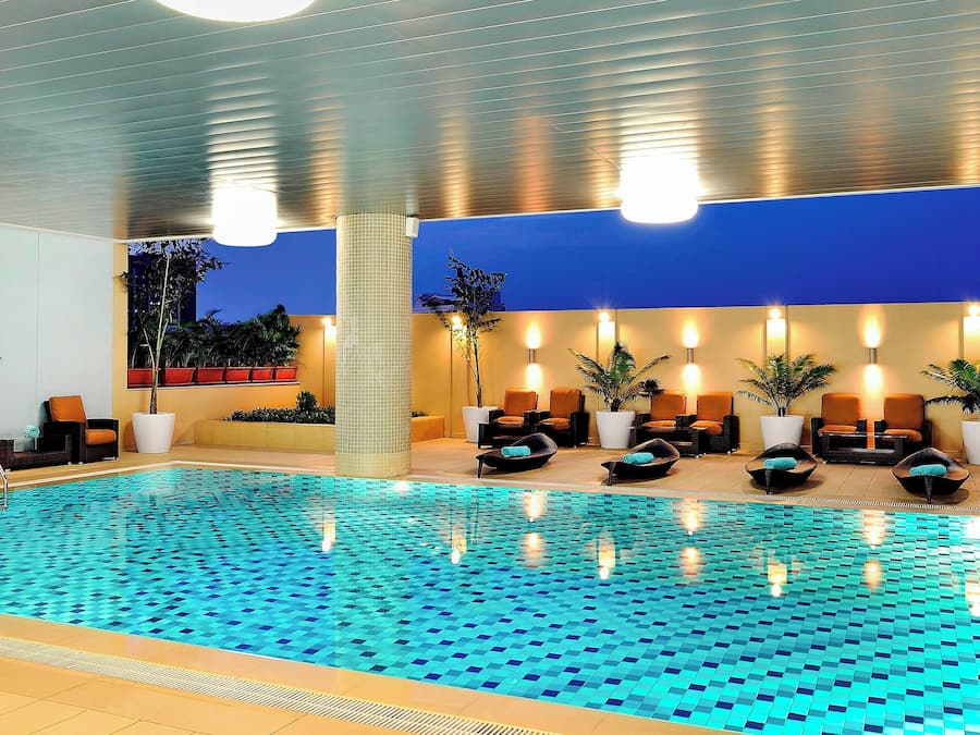 Indoor pool, outdoor pool