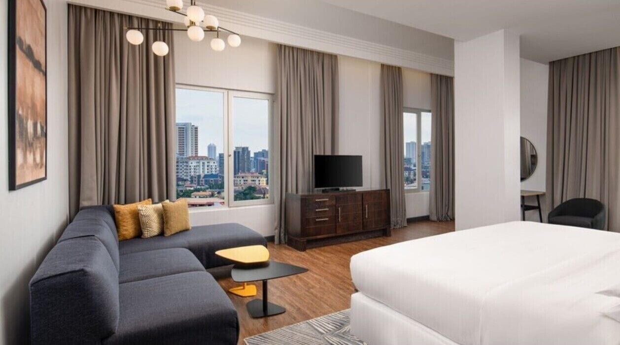 1 chambre, literie de qualité supérieure, couette en duvet d'oie