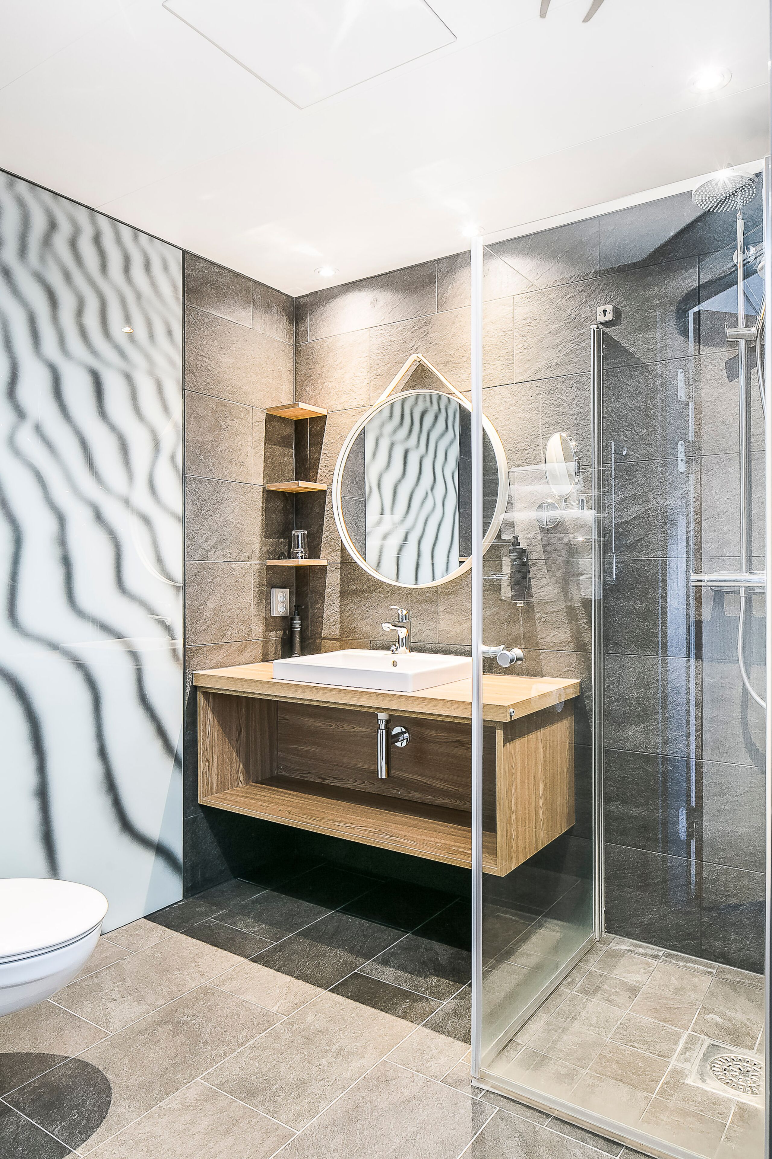 hair dryer, bathrobes, towels