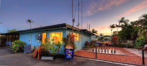 Front of property – evening/night