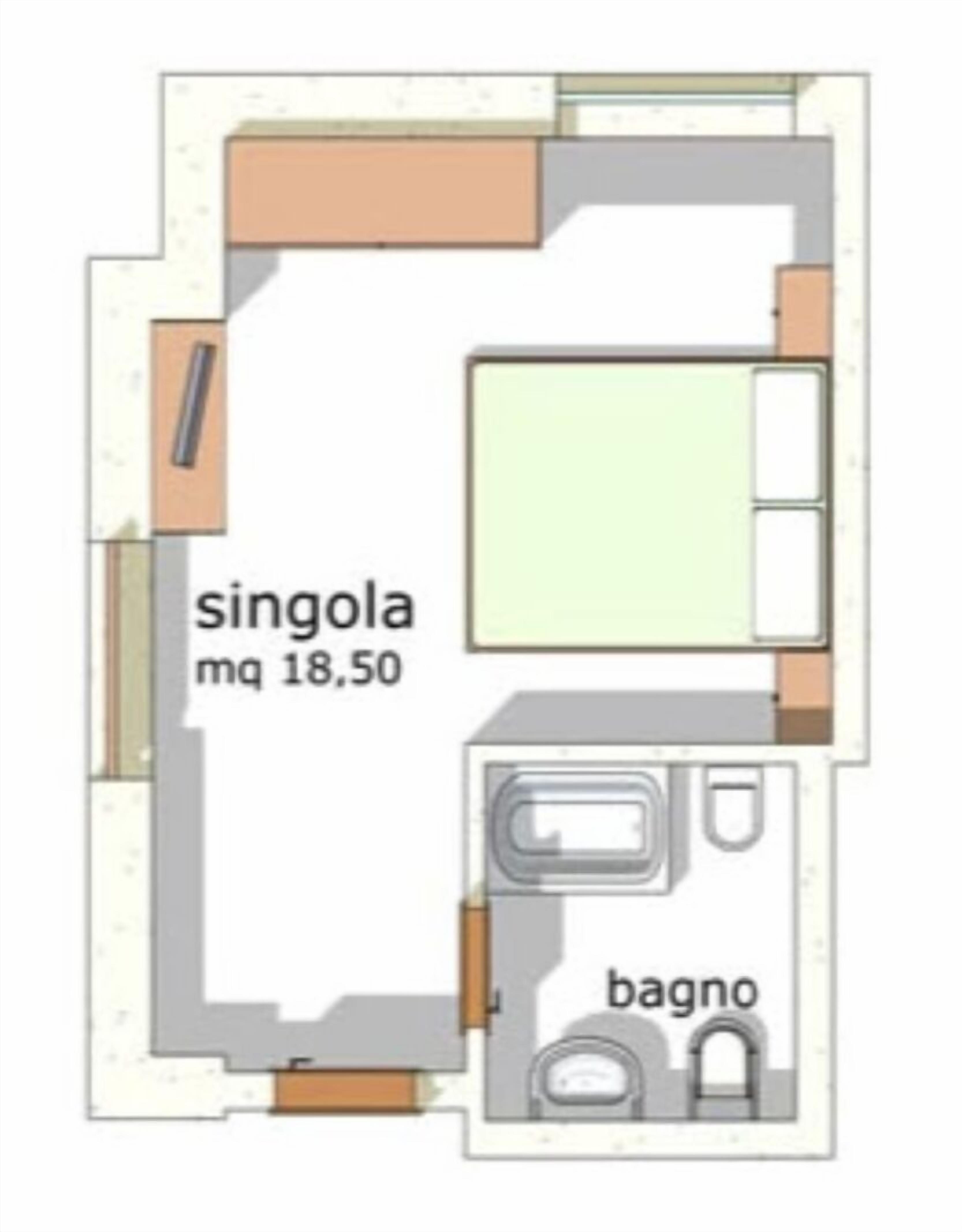 single room | floor plan