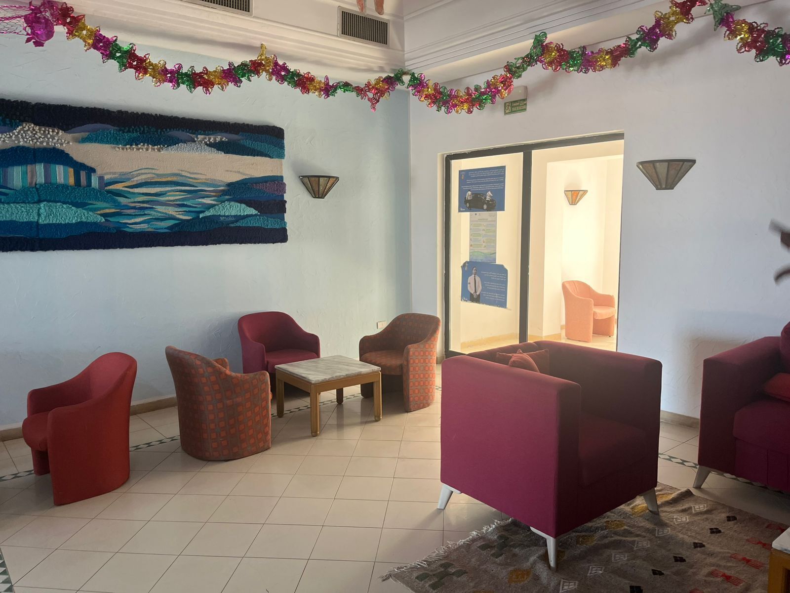 Sitzecke in der Lobby