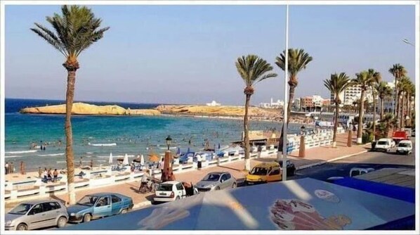 Vue sur la plage/l’océan