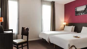 Ameublement personnalisé, bureau, chambres insonorisées, Wi-Fi gratuit