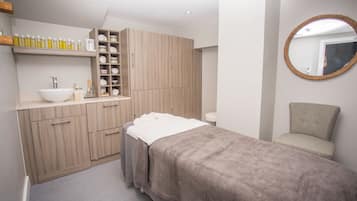 Body treatments, hot stone massages, deep-tissue massages