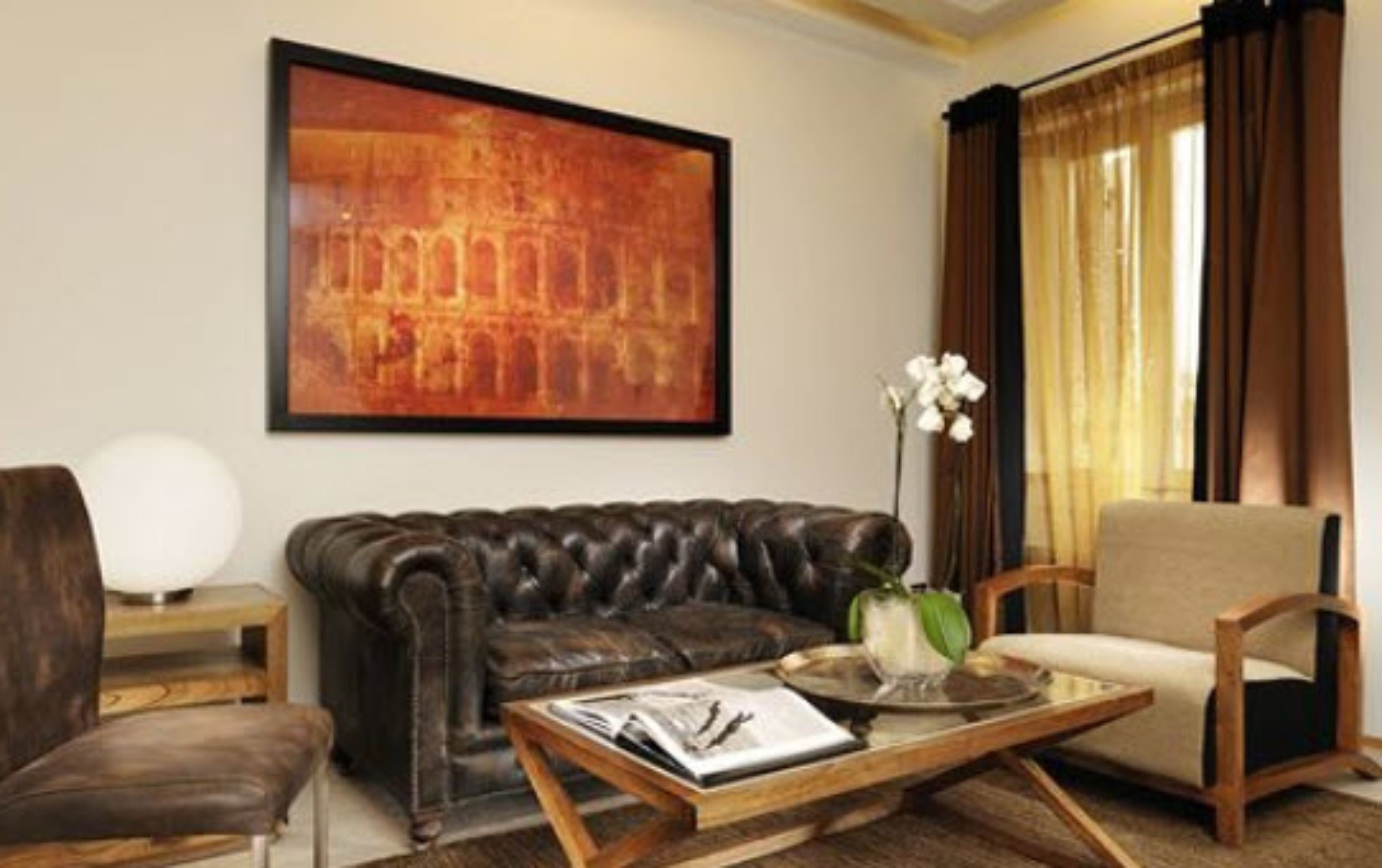 Sitteområde i lobbyen