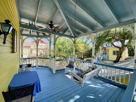 The Catherine Bedchamber. | Terrace/patio. Penny Farthing Inn