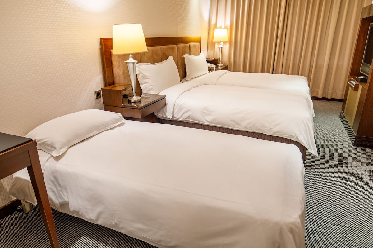 Deluxe Triple Room | 1 bilik tidur, peralatan tempat tidur premium, gebar bulu kapas