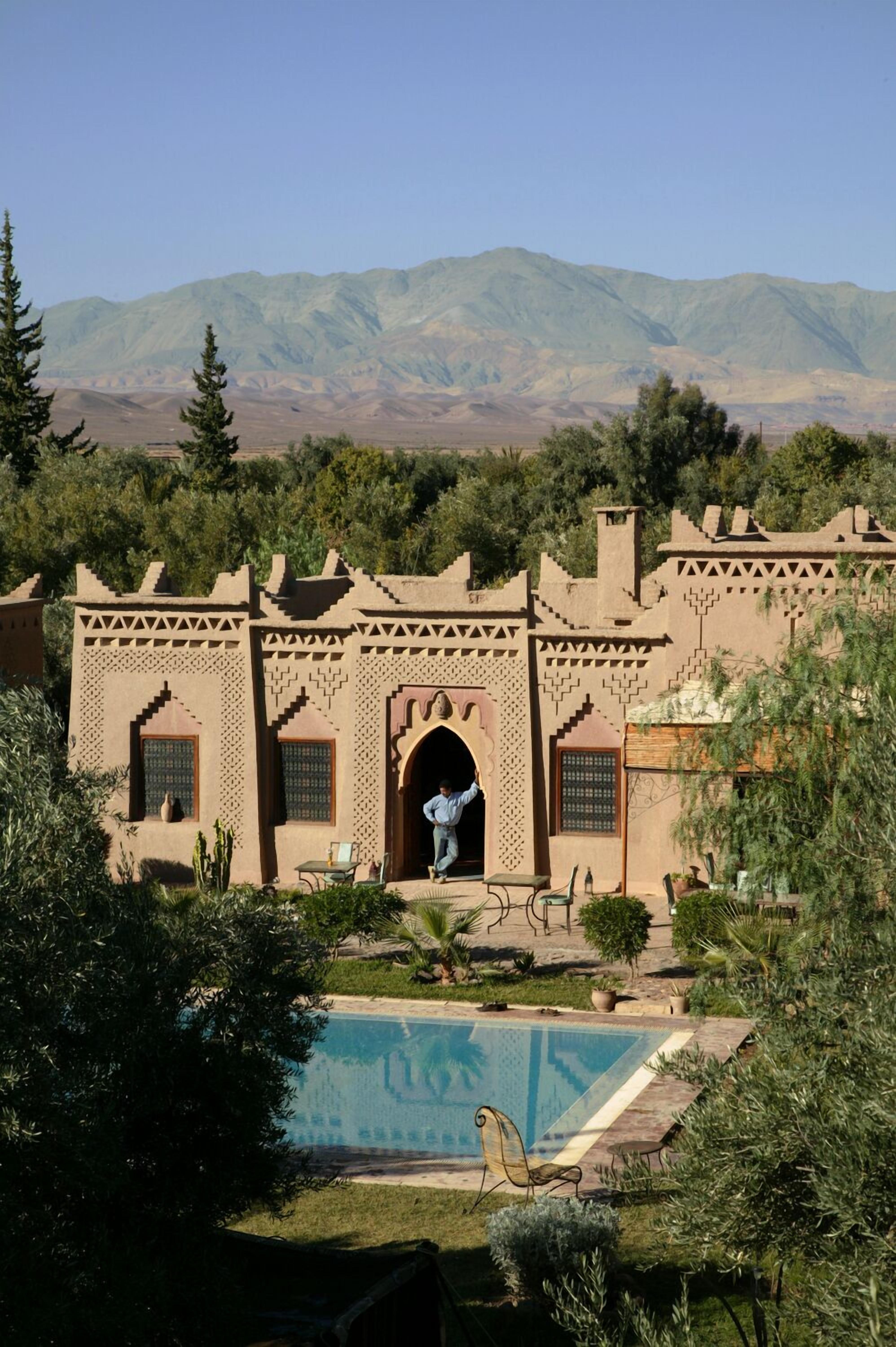 Overnatningsstedets facade