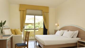 Chambre Confort, balcon, vue jardin