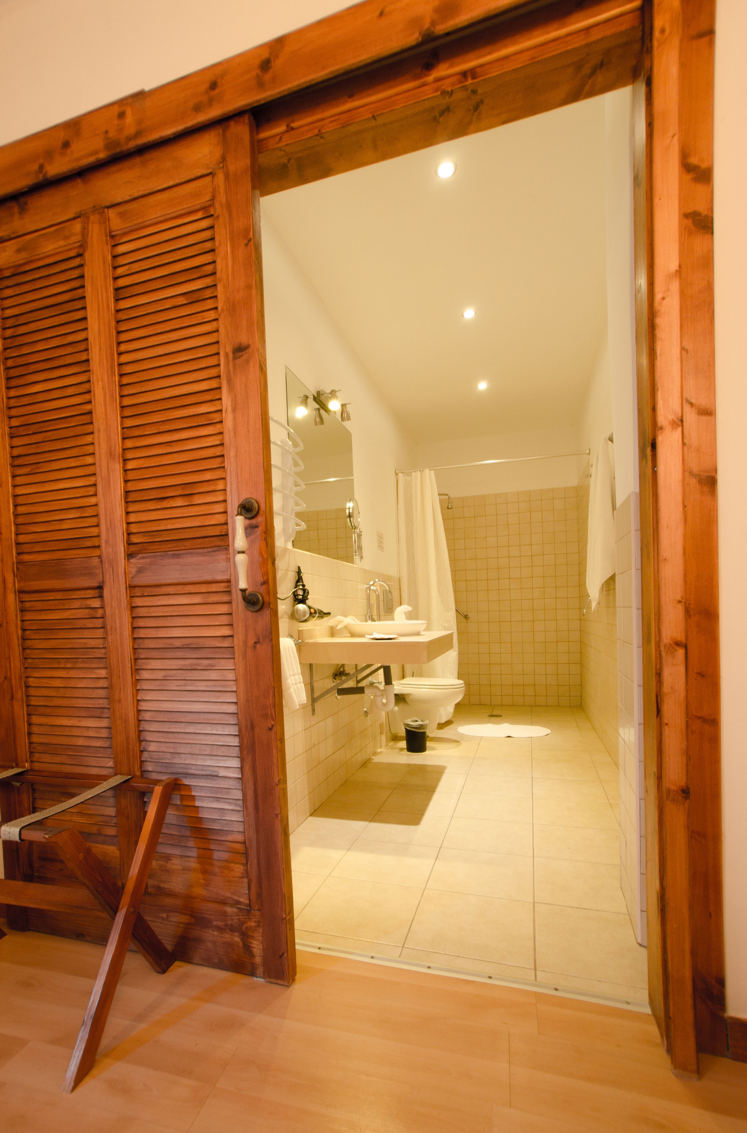 double room, ground floor | bathroom | shower, rainfall showerhead, free toiletries, hair dryer