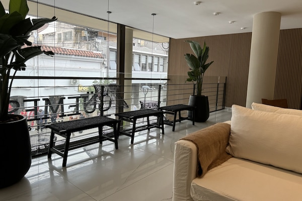 Sala de estar en el lobby