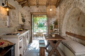 Villa, Garden View | Living area | Flat-screen TV