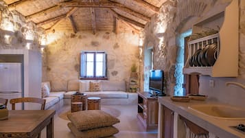 Villa Supérieure, vue jardin | Coin séjour