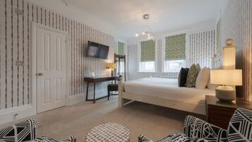 Hypo-allergenic bedding, individually decorated, individually furnished