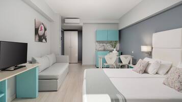 Studio Supérieur, vue piscine