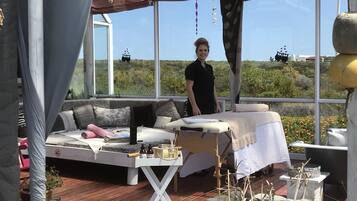 Body treatments, deep-tissue massages, Swedish massages