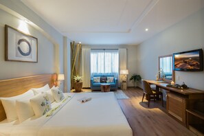 Suite, 1 kingsize-seng | Byutsikt