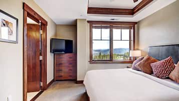 Apartamento, 1 habitación | 1 dormitorio, ropa de cama hipoalergénica, caja fuerte