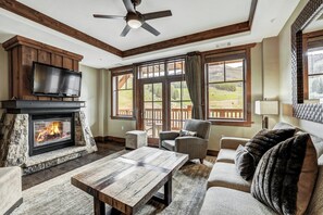 Living area - One Ski Hill Place, a RockResort, by Vail Resorts (Breckenridge)