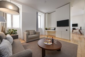 Suite Inspira | Coin séjour | Télévision LCD, films à la carte