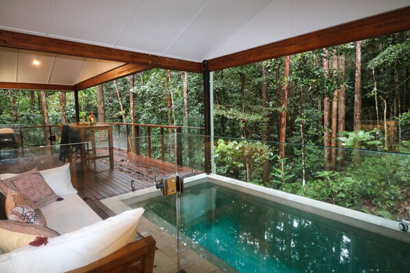 Luxury Pool Villa | 1 bedroom, Egyptian cotton sheets, premium bedding, pillowtop beds