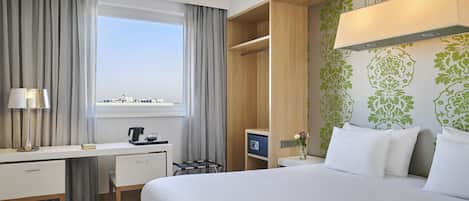 In-room safe, desk, blackout drapes, soundproofing