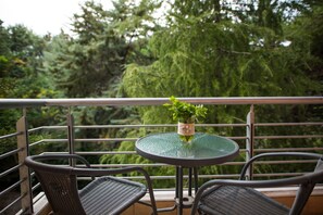 Suíte família, 1 cama de casal e sofá-cama | Vista para o jardim