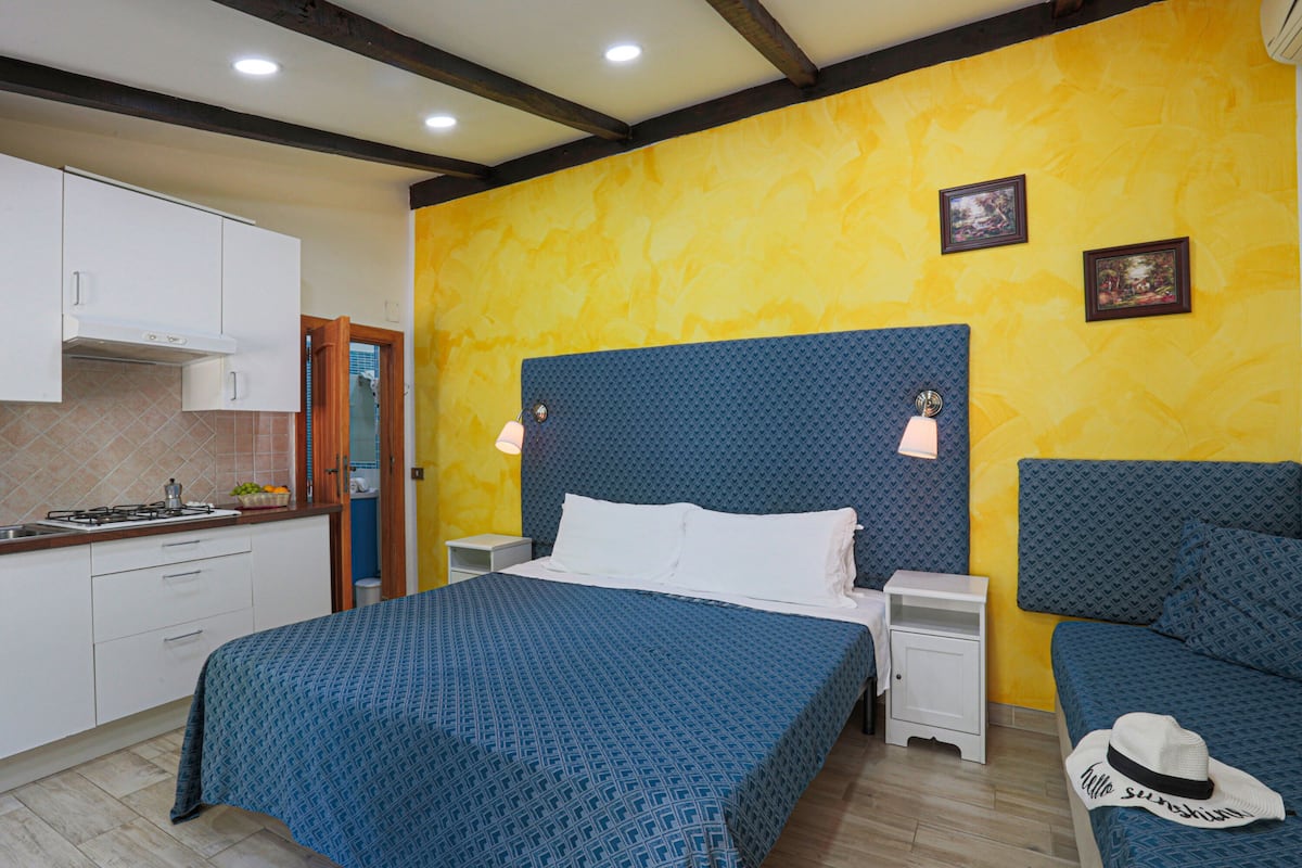 Classic Studio | Egyptian cotton sheets, premium bedding, Select Comfort beds, minibar