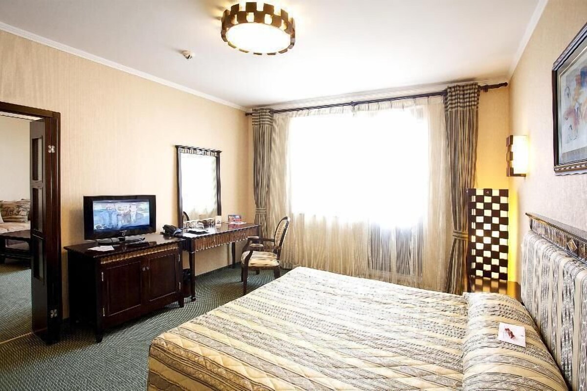 Ropa de cama de alta calidad y minibar 