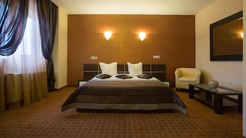 1 habitación, minibar, caja de seguridad en la habitación y escritorio