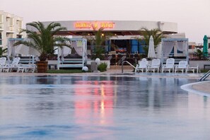 Indoor pool, seasonal outdoor pool