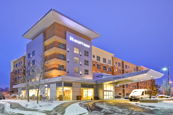 Front of property – evening/night