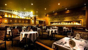 2 restaurants, breakfast, lunch, dinner served; local cuisine