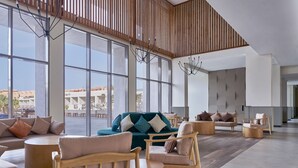 Sitteområde i lobbyen