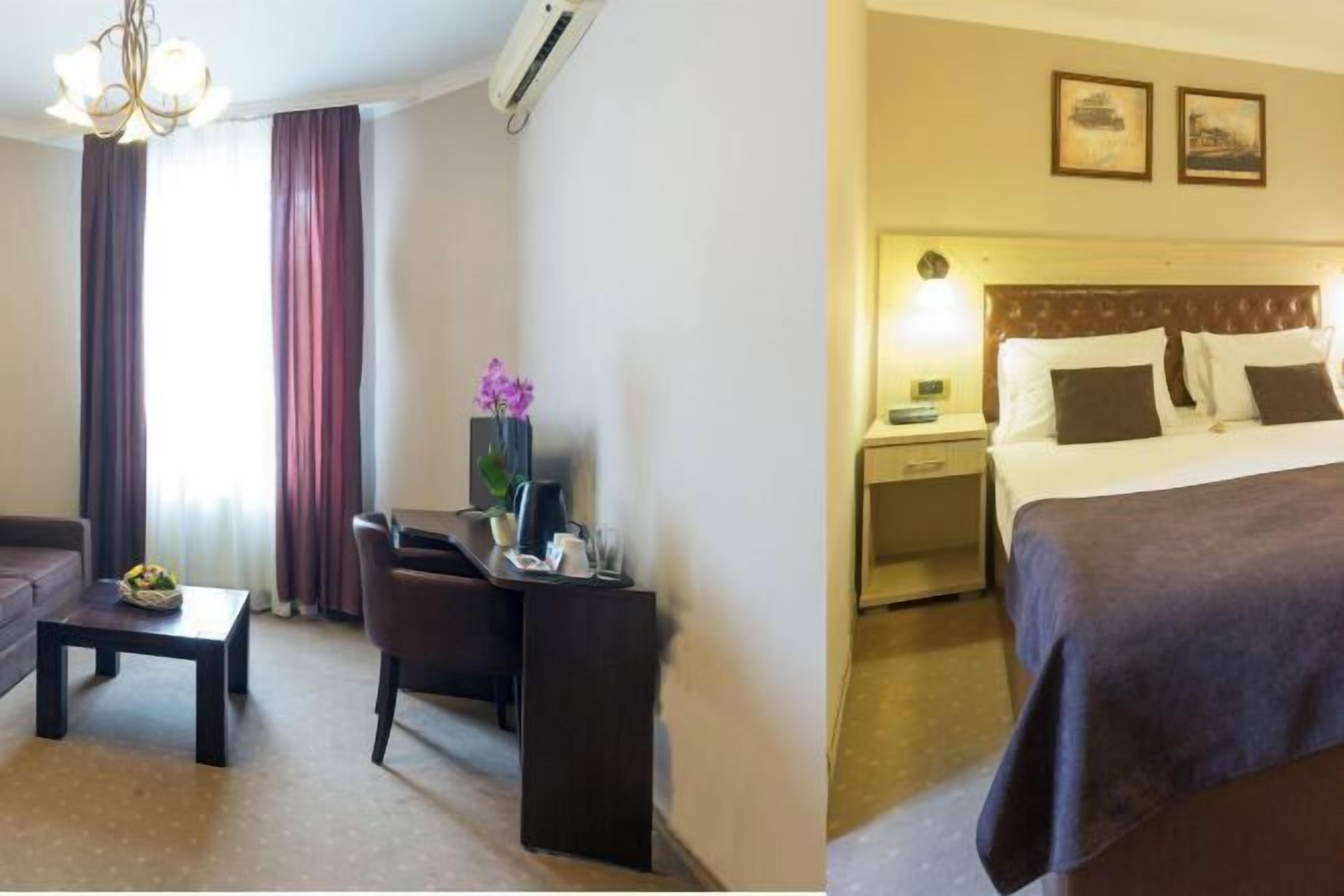 低刺激性寝具、ミニバー、セーフティボックス (室内)、デスク