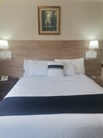 herbergi - 1 tvíbreitt rúm | Ofnæmisprófaður sængurfatnaður, sérhannaðar innréttingar