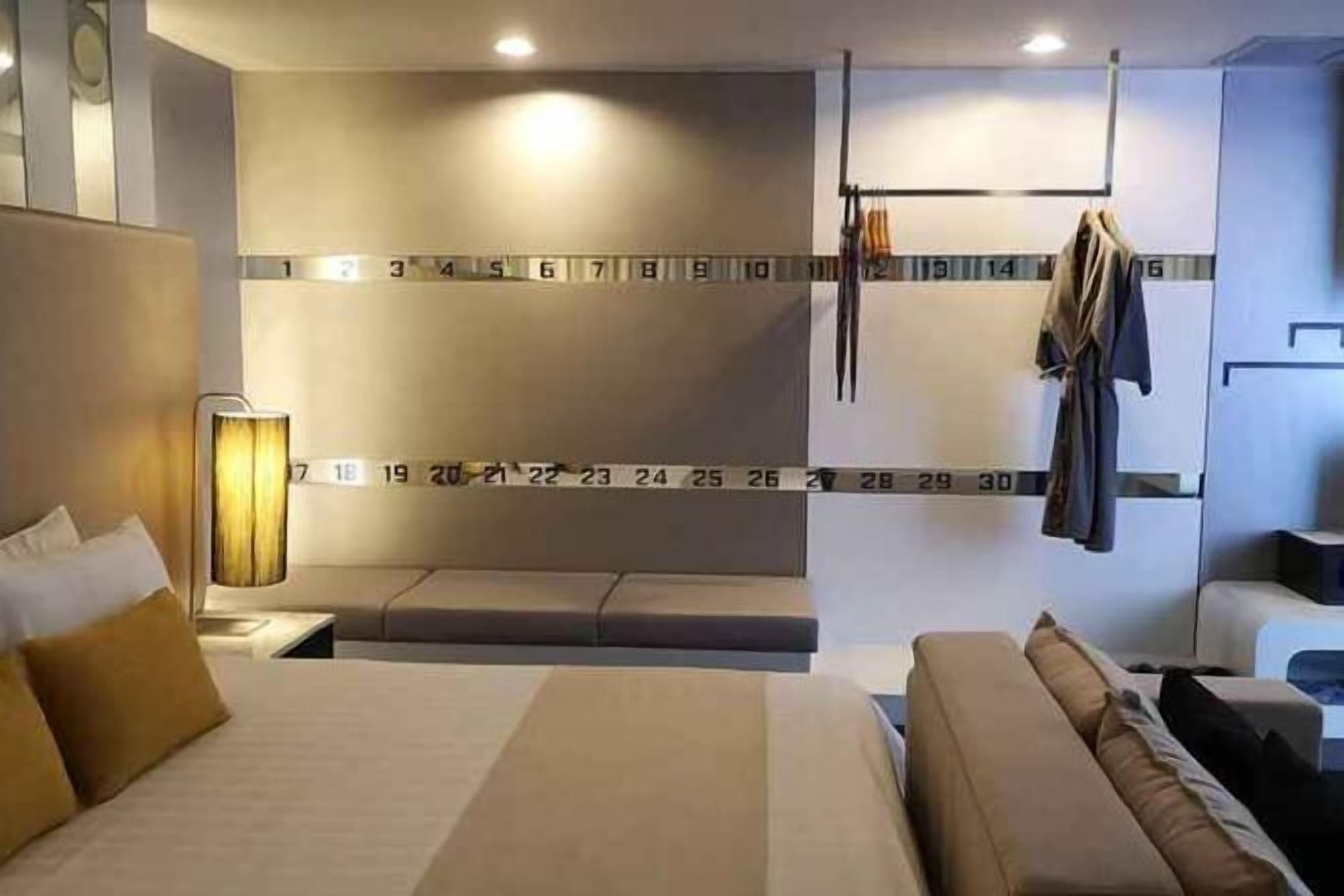 1 soverom, minibar, safe på rommet og ekstrasenger (mot et tillegg)