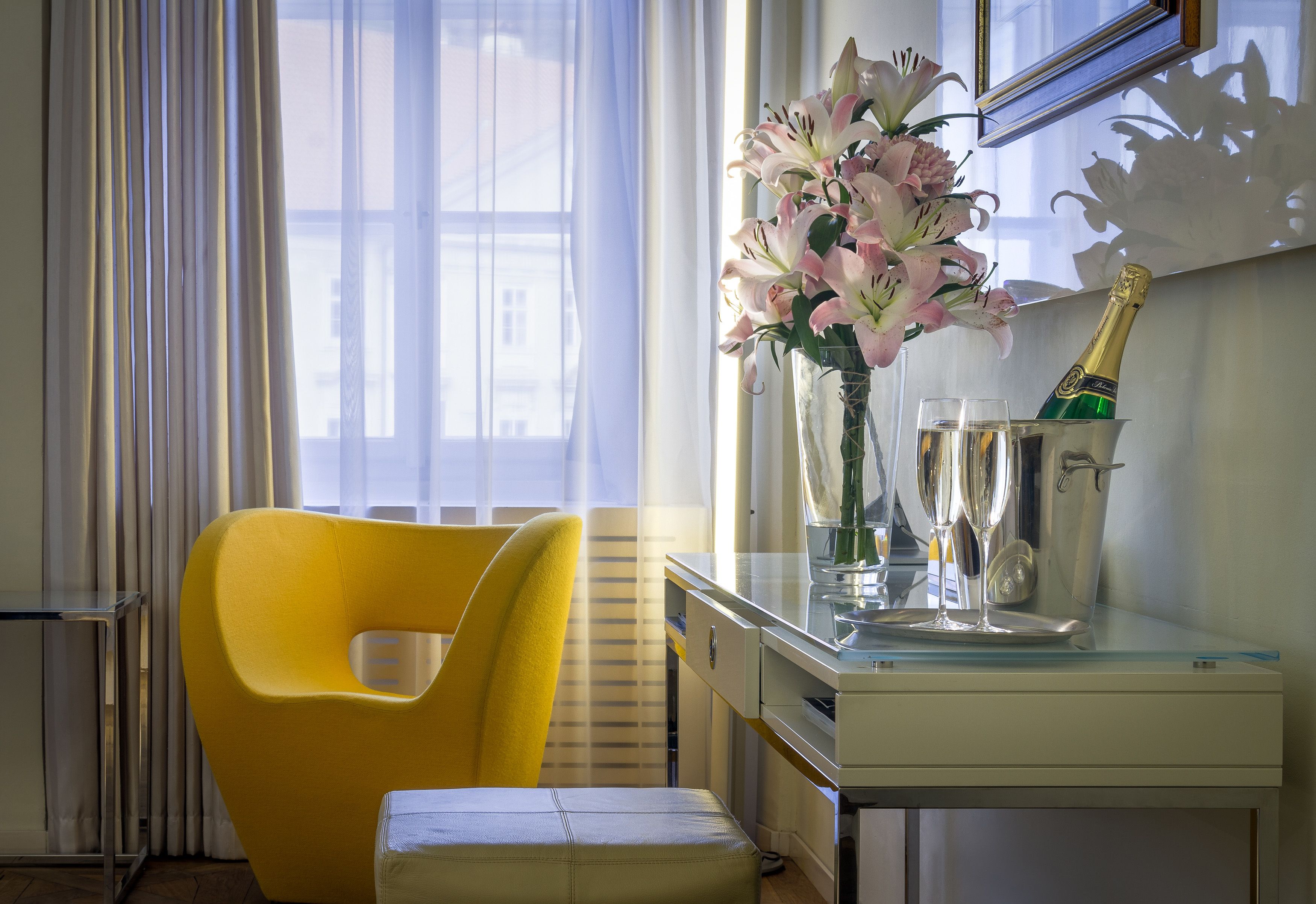 deluxe double room | premium bedding, select comfort beds, minibar, in-room safe