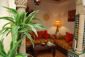 Lobby lounge - Dar Zouhour (Rabat)