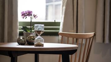 Premium bedding, free WiFi, bed sheets