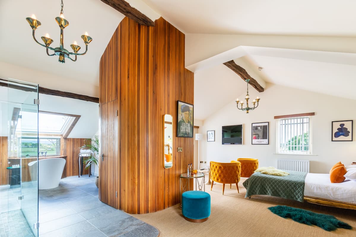 Penthouse, salle de bains attenante