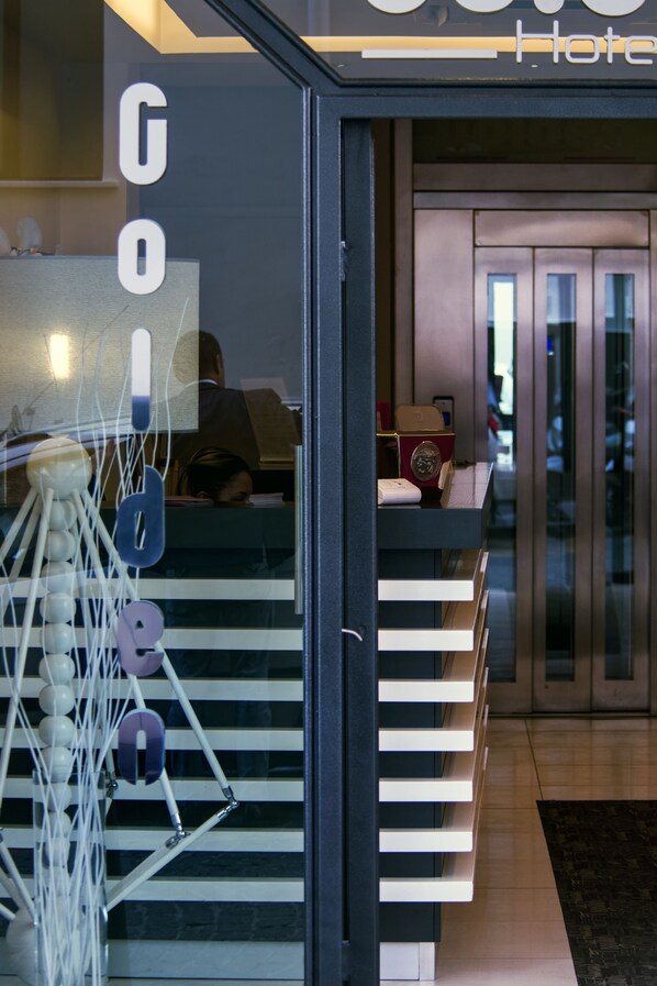 Entrée de l’hébergement