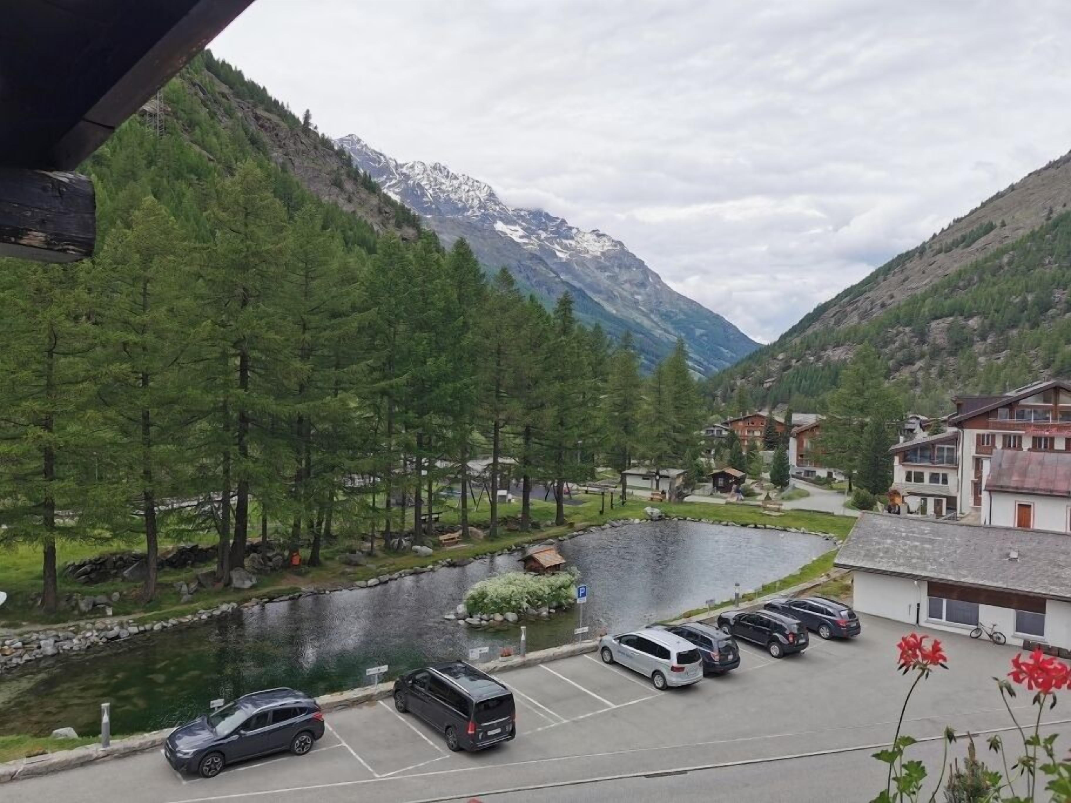 standard single room, mountain view | living area | flat-screen tv