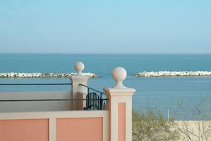 Blick von der Unterkunft