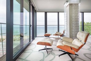 Appartement Majestueux, vue mer | Coin séjour