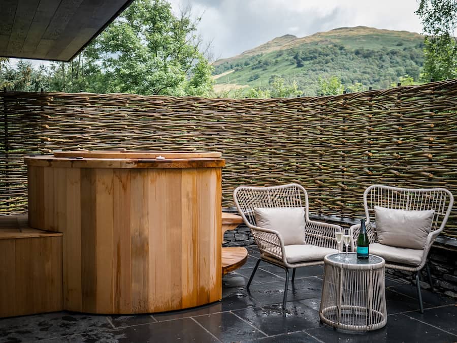 Grand Room, 1 King Bed, Hot Tub, Ground Floor | Terrace/patio