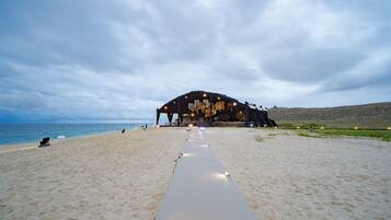 Área de bodas al aire libre