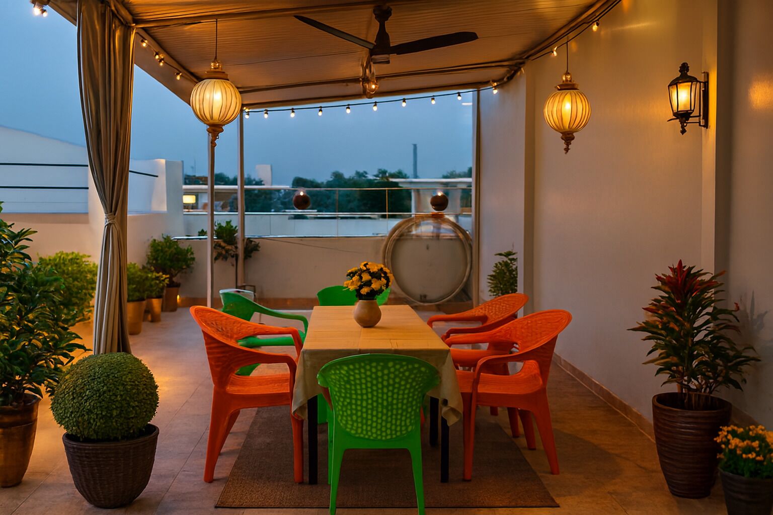 Rooftop terrace