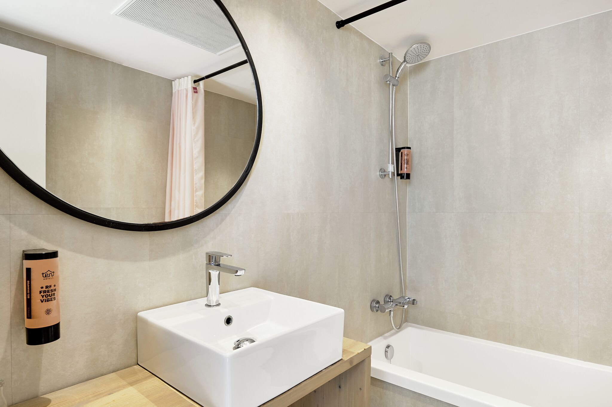 free toiletries, hair dryer, towels, soap